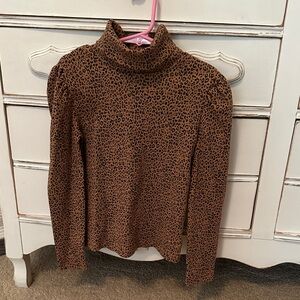 GAP Brown Leopard Turtleneck for Kids